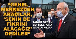 TANJU ÖZCAN'DAN ÇARPICI AÇIKLAMA....