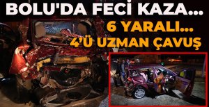 TRAFİK IŞIKLARINDA FECİ KAZA... 3'Ü AĞIR 6 YARALI 