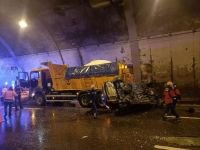 TÜNELDE ZİNCİLEME KAZA, 1 ÖLÜ 6 YARALI