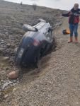 YAYLA YOLUNDA ŞARAMPOLE YUVARLANDILAR: 2 YARALI