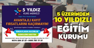 5 YILDIZ'LA FARK YARAT... 5 ÜZERİNDEN 10 YILDIZLI EĞİTİM KURUMU
