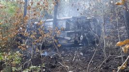 BOLU’DA FECİ KAZA...UÇURUMA YUVARLANAN OTOMOBİL ALEV ALEV YANDI... SÜRÜCÜ VE YOLCU YANARAK HAYATINI KAYBETTİ