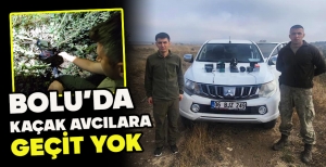 BOLU'DA KAÇAK AVCILARA GEÇİT YOK