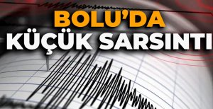 BOLU'DA KÜÇÜK SARSINTI
