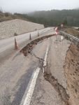 BOLU'DA YOL ÇÖKTÜ... O MEVKİYE DİKKAT!