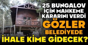 BOLU'NUN İNCİSİ GÖLCÜK'TE 25 BUNGALOVA ONAY ÇIKTI… GÖZLER BELEDİYEDE
