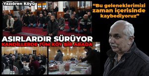 BOLU'NUN O KÖYÜNDE ASIRLARDIR SÜREN GELENEK