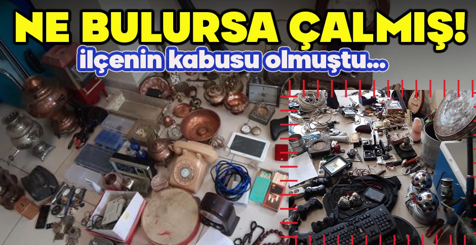 BİN ÜRÜN ÇALAN HIRSIZ KAÇMAK ÜZEREYKEN YAKALANDI