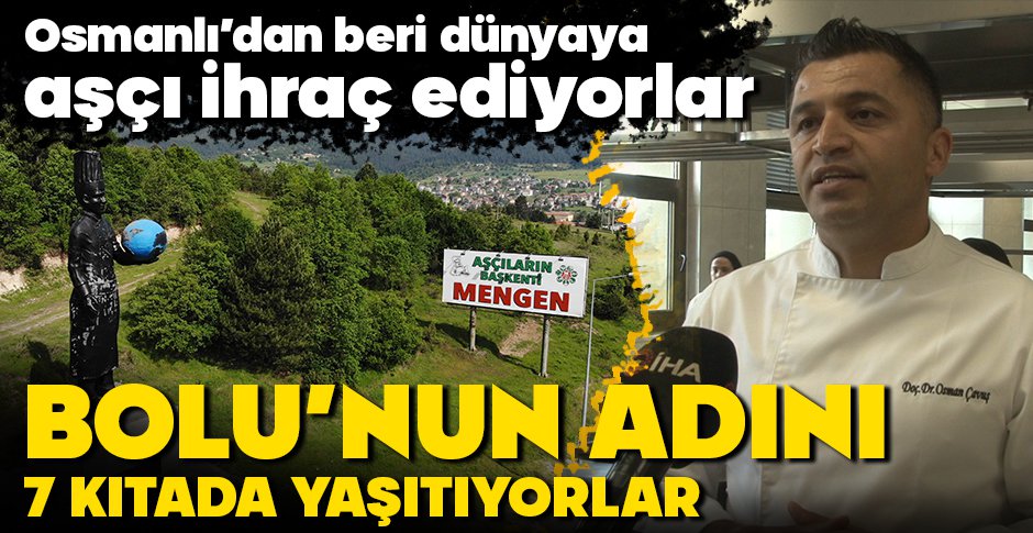 BOLU'NUN ADINI DÜNYANIN 7 KITASINDA YAŞATIYORLAR....