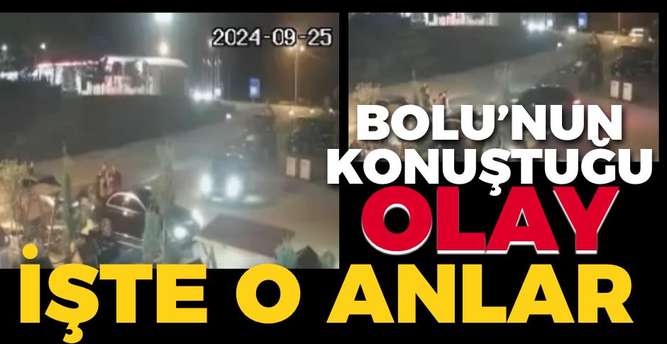 BOLU'NUN KONUŞTUĞU OLAY: TARTIŞTIĞI İŞ İNSANININ ARACINA DEFALARCA ÇARPTI