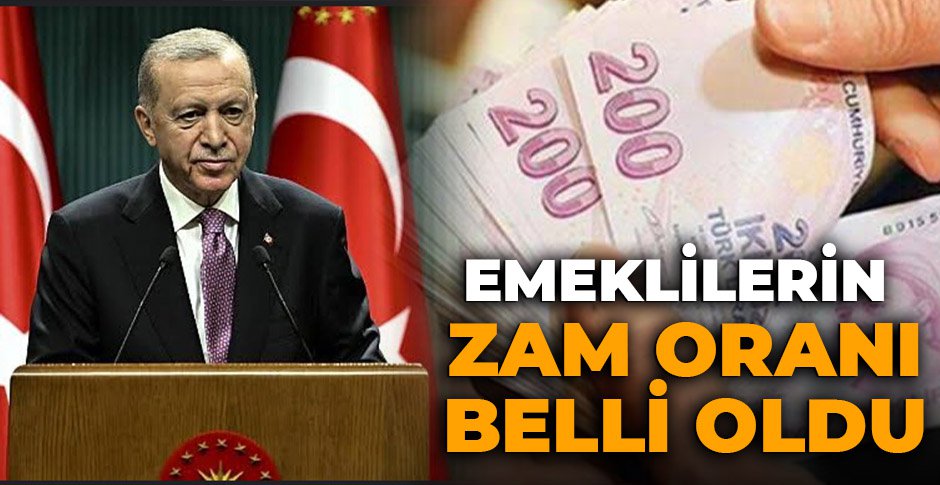 EMEKLİLERİN ZAM ORANI BELLİ OLDU
