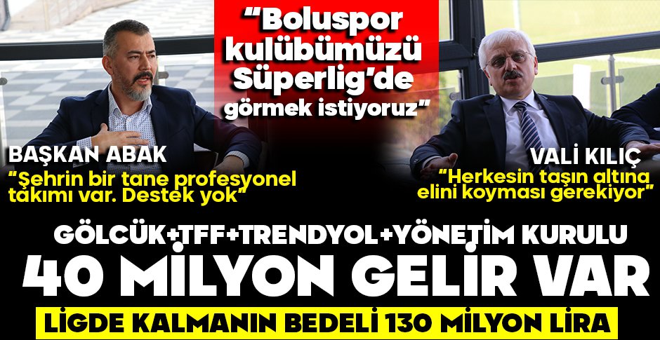 SAVAŞ ABAK'LA VALİ ERKAN KILIÇ KRİTİK MAÇ ÖNCESİNDE BİR ARAYA GELDİ...