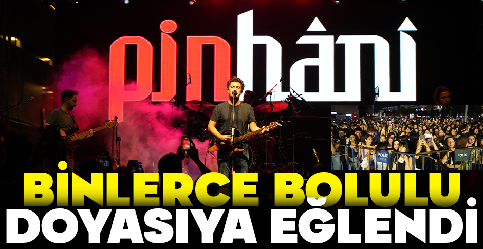 SEVİLEN SANATÇI GRUBU PİNHANİ, BOLU'DA GENÇLERİ EĞLENDİRDİ...