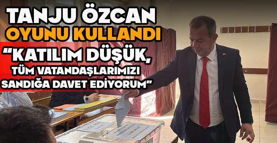 TANJU ÖZCAN OYUNU KULLANDI 