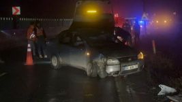 FECİ KAZADA 3 KİŞİ YARALANDI...