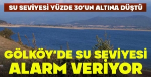GÖLKÖY'DE SU SEVİYESİ ALARM VERİYOR