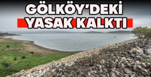 GÖLKÖY'DEKİ YASAK KALKTI