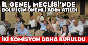 İL GENEL MECLİSİ'NDE BOLU İÇİN ÖNEMLİ ADIM ATILDI... İKİ KOMİSYON DAHA KURULDU