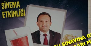 İLHAN DURAK ÖĞRENCİLERLE SİNEMADA BULUŞTU 