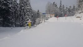YEDİGÖLLER MİLLİ PARKI YOLU ULAŞIMA KAPATILDI