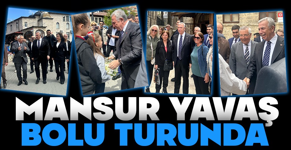 MANSUR YAVAŞ GÖYNÜK'TE İNCELEMELERDE BULUNDU