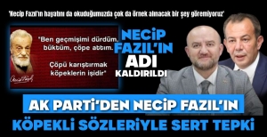 NECİP FAZIL'IN ADI SALONDAN KALDIRILDI.. KARŞILIKLI SERT SÖZLER... 