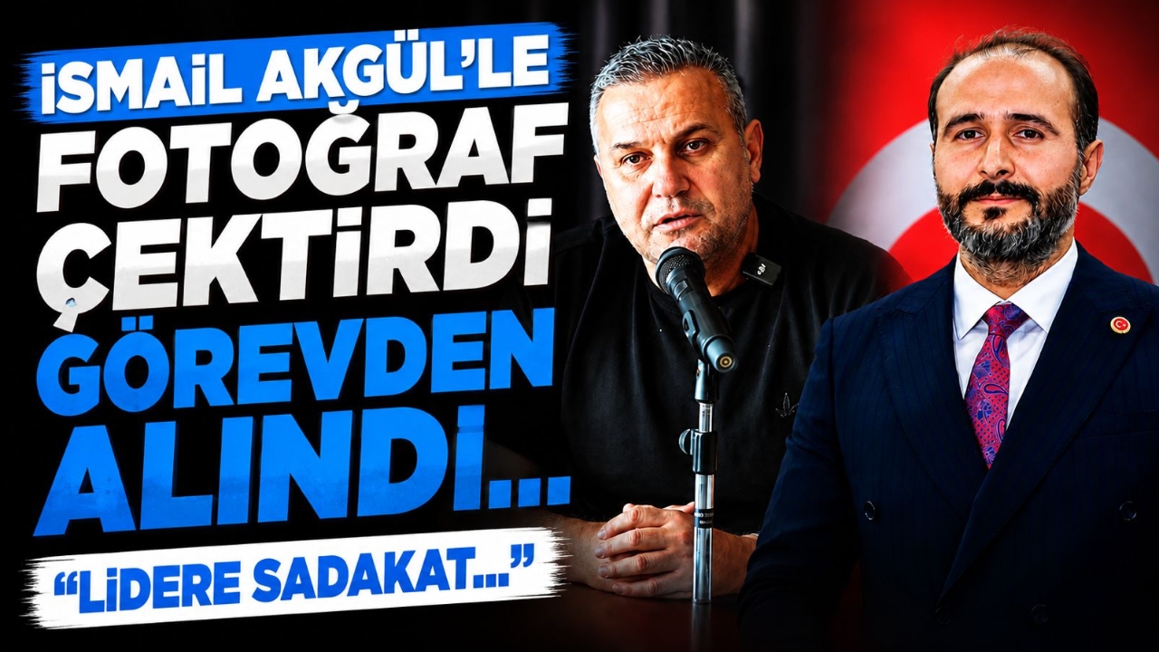 MHP'DE FOTOĞRAF KRİZİ... GÖREVDEN ALINDI