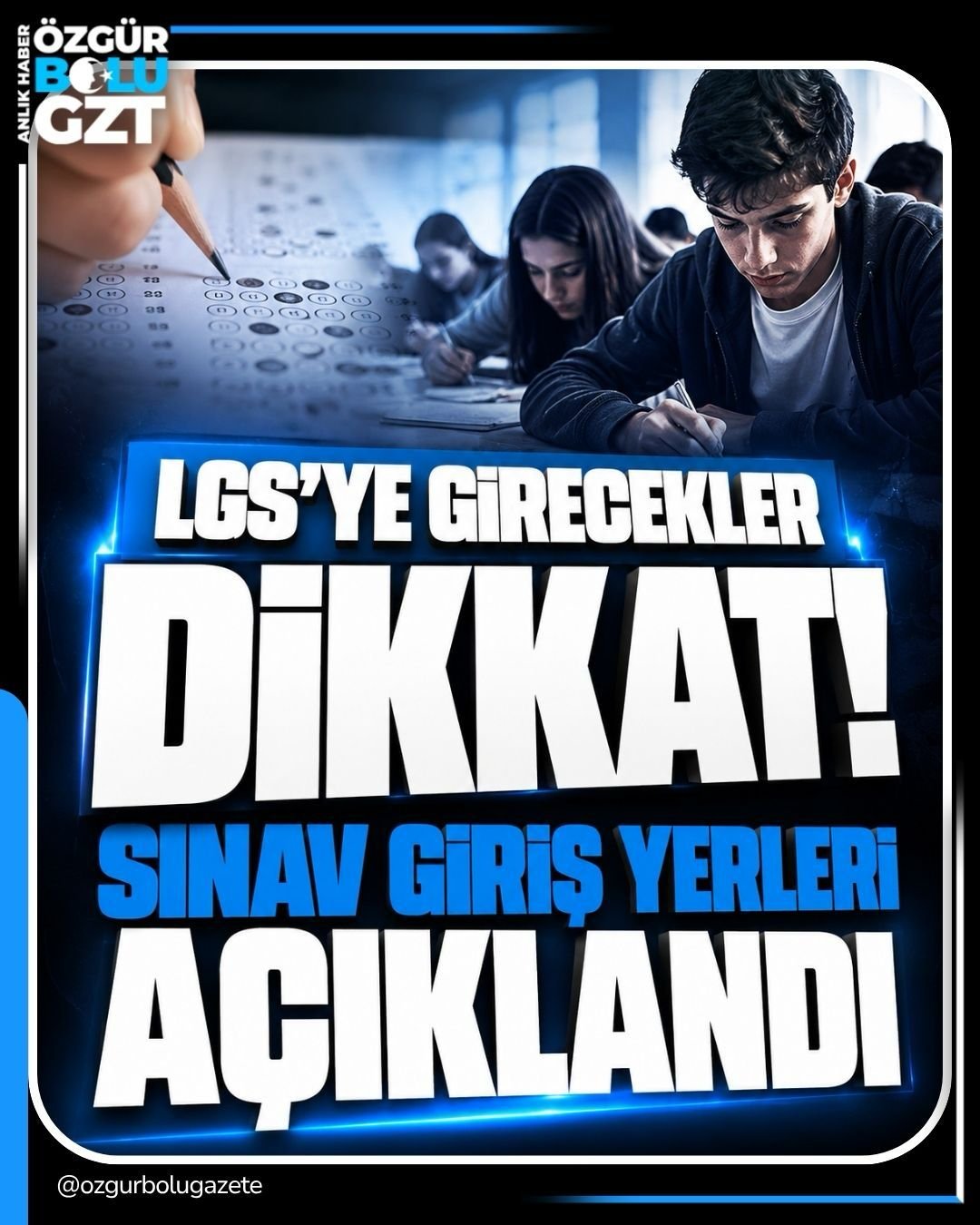 LGS'YE GİRECEKLER DİKKAT!