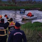 BOLU'DA DEREDE MAHSUR KALAN ÇİFTÇİ KURTARILDI