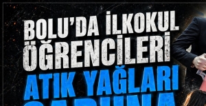BOLU'DA İLKOKUL ÖĞRENCİLERİ ATIK YAĞLARI SABUNA DÖNÜŞTÜRDÜ...