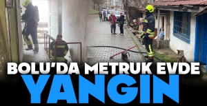 BOLU'DA KORKUTAN YANGIN... EKİPLER HAREKET GEÇTİ