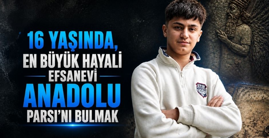 16 YAŞINDA, EN BÜYÜK HAYALİ EFSANEVİ ANADOLU PARSI’NI BULMAK
