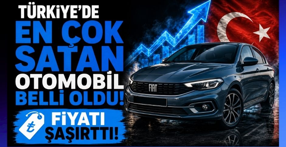 TÜRKİYE’DE EN ÇOK SATAN OTOMOBİL BELLİ OLDU! FİYATI ŞAŞIRTTI